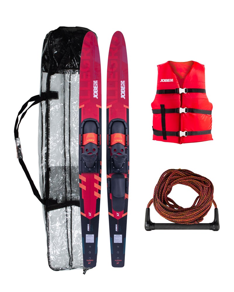 Водные лыжи компл. Jobe 25 Allegre 67" Combo Waterskis Package Red