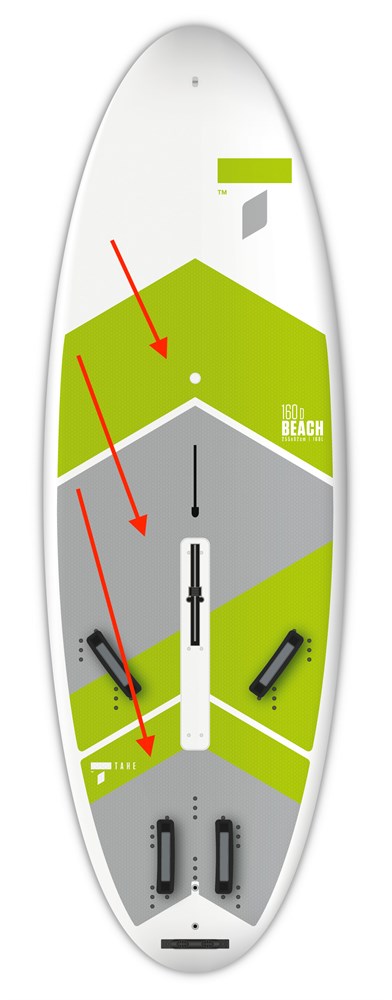 Запчасти TAHE / BIC Sport 25 WIND BEACH PAD SET 160D