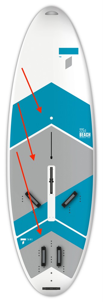 Запчасти TAHE / BIC Sport 25 WIND BEACH PAD SET 225D