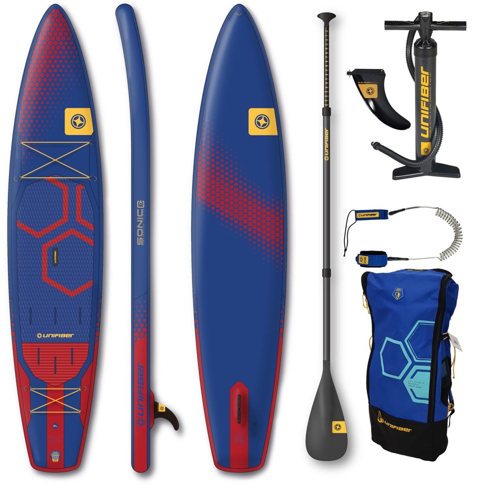 Доска SUP надувная компл. Unifiber 23 Sonic Touring iSup SL incl. Paddle & Leash