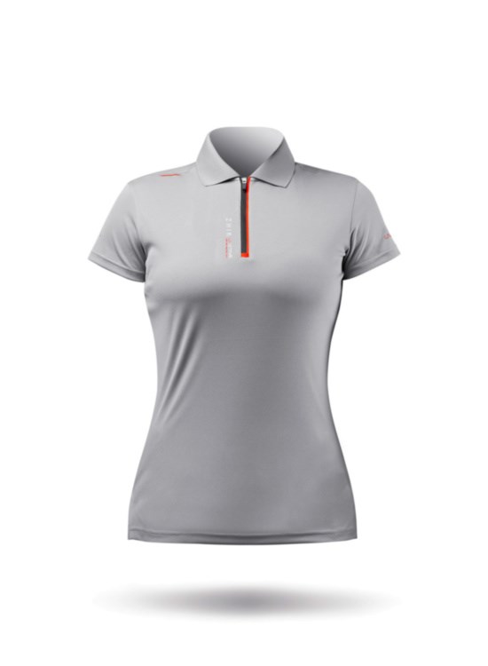 Поло жен. ZHIK 25 UVActive Zip Sports S/S Polo Womens