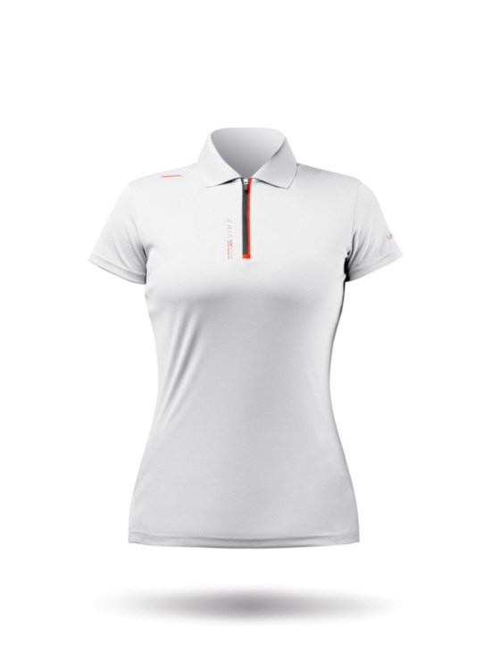Поло жен. ZHIK 25 UVActive Zip Sports S/S Polo Womens
