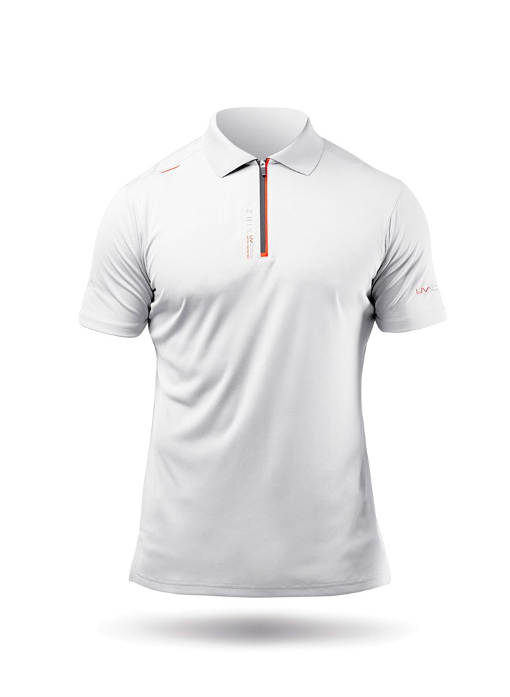 Поло муж. ZHIK 25 UVActive Zip Sports S/S Polo