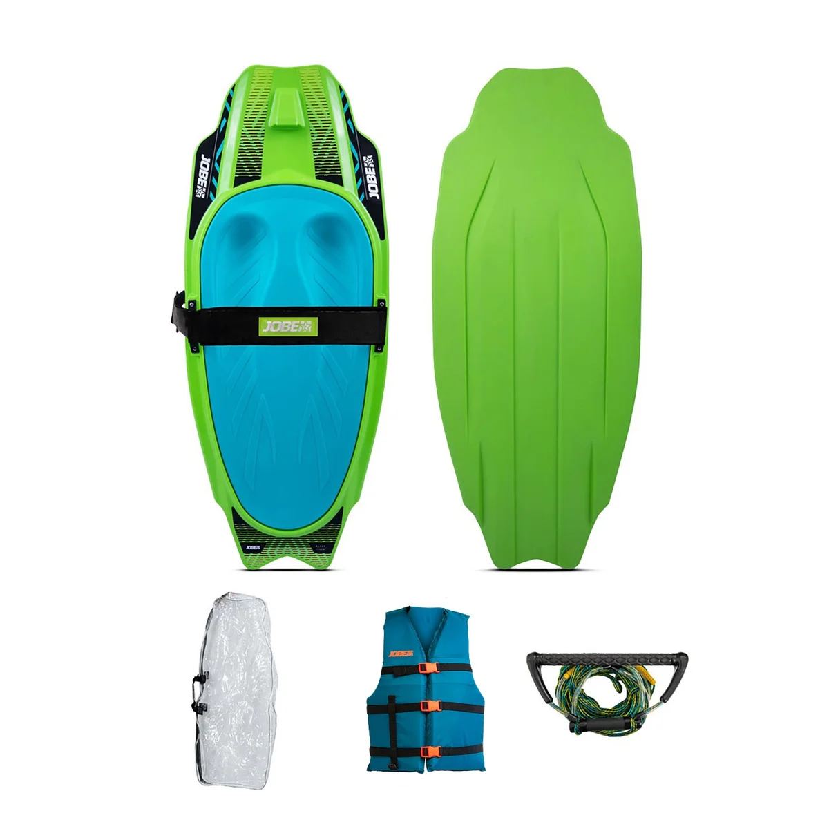 Ниборд компл. Jobe 25 Slash Kneeboard Package Lime Green