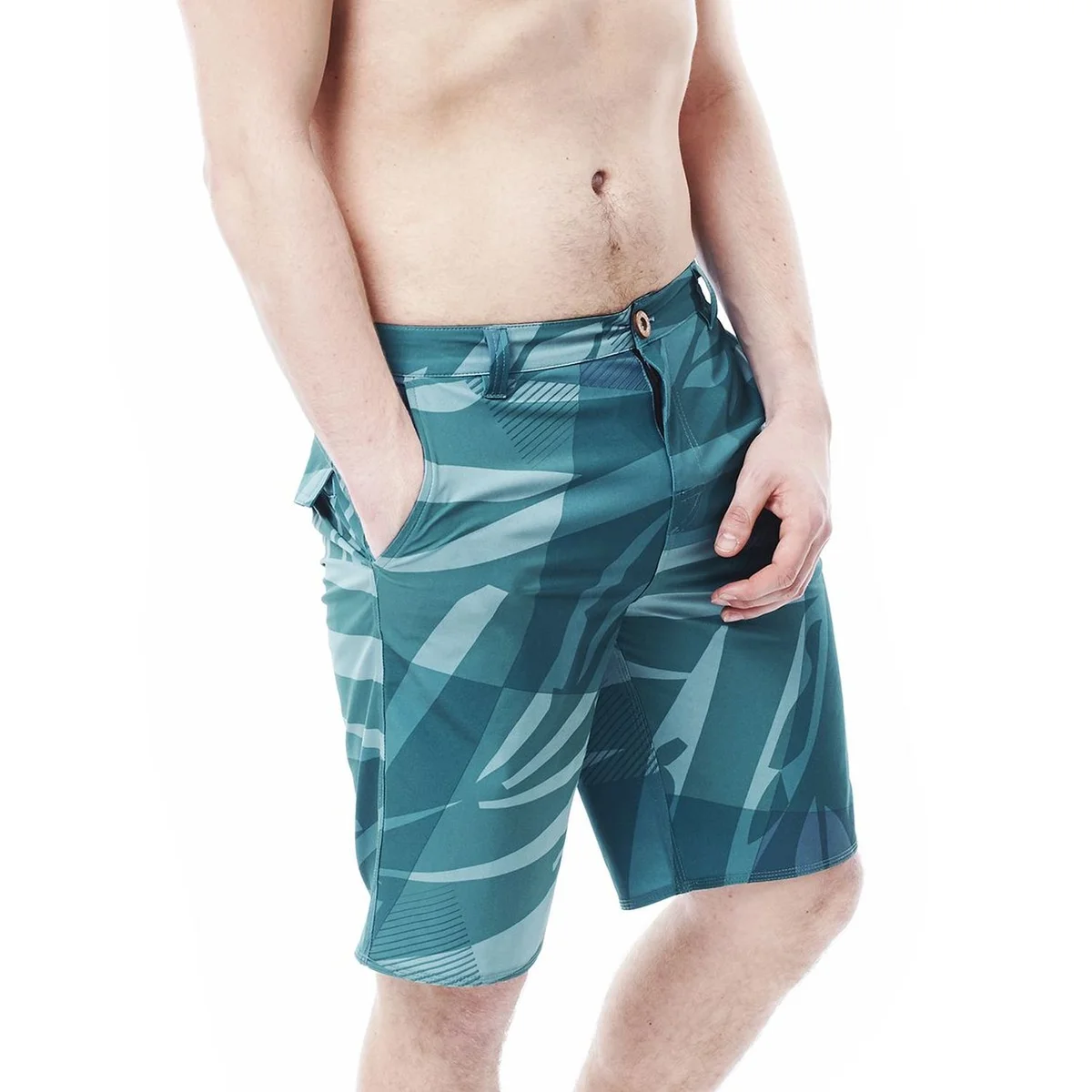 Hybrid Boardshorts Men Teal