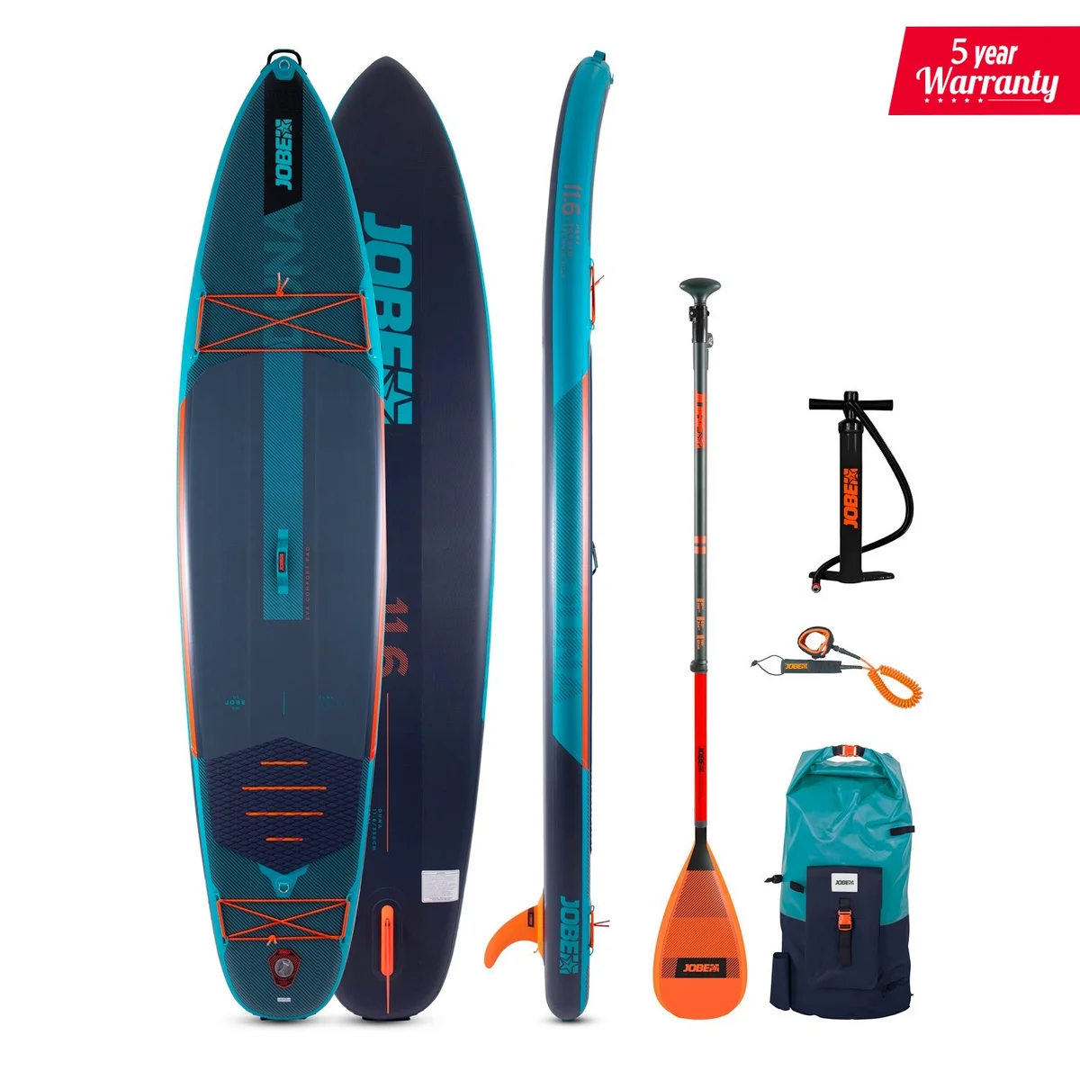 Доска SUP надувная компл. Jobe 23 Aero Duna SUP Board 11.6 Package