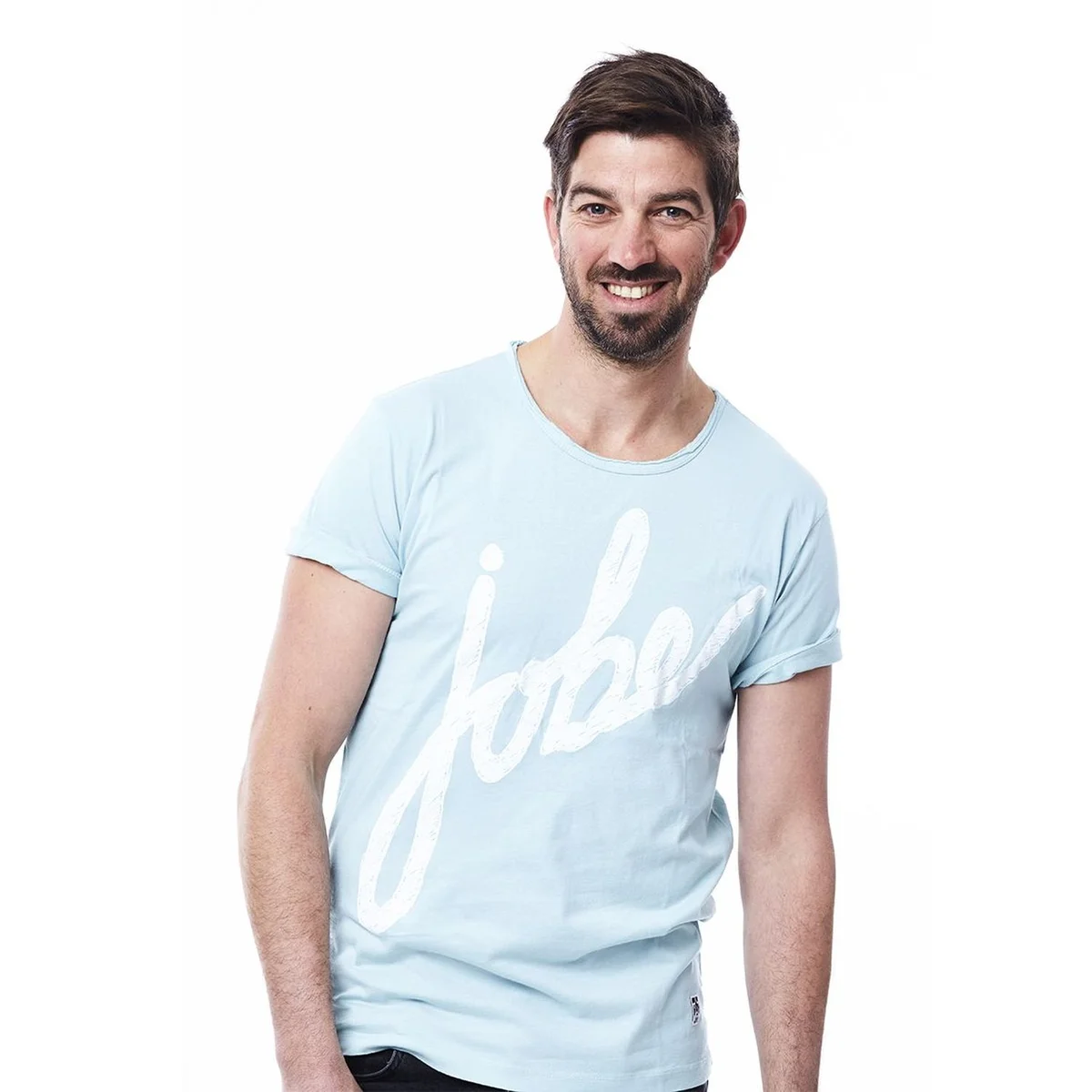 T-shirt Logo Men Gray/Green