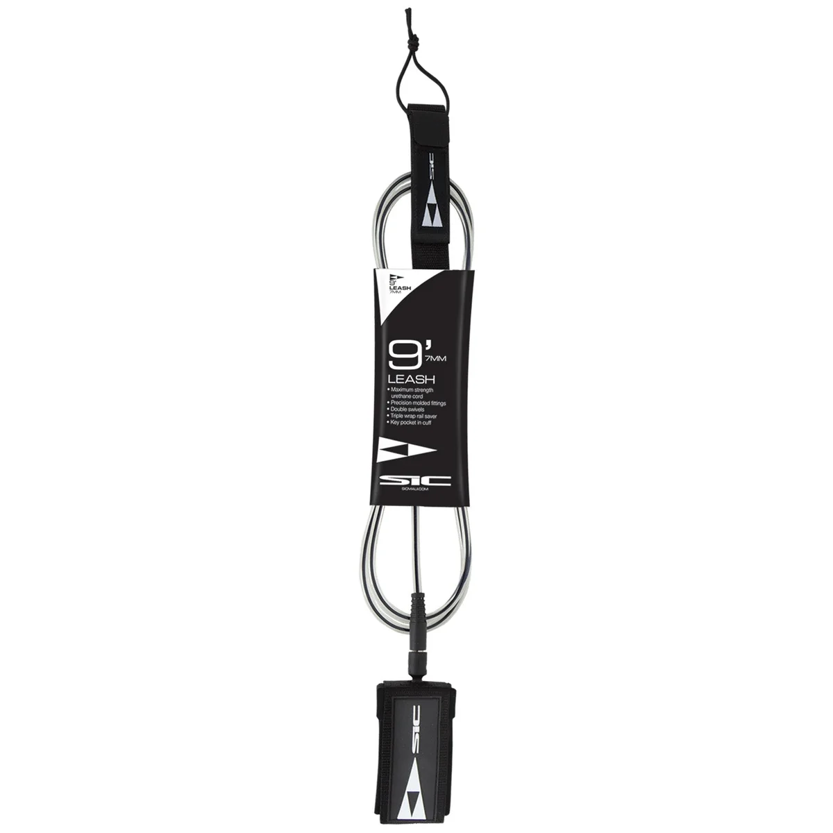 Лиш SIC 24 SURF LEASH BLACK