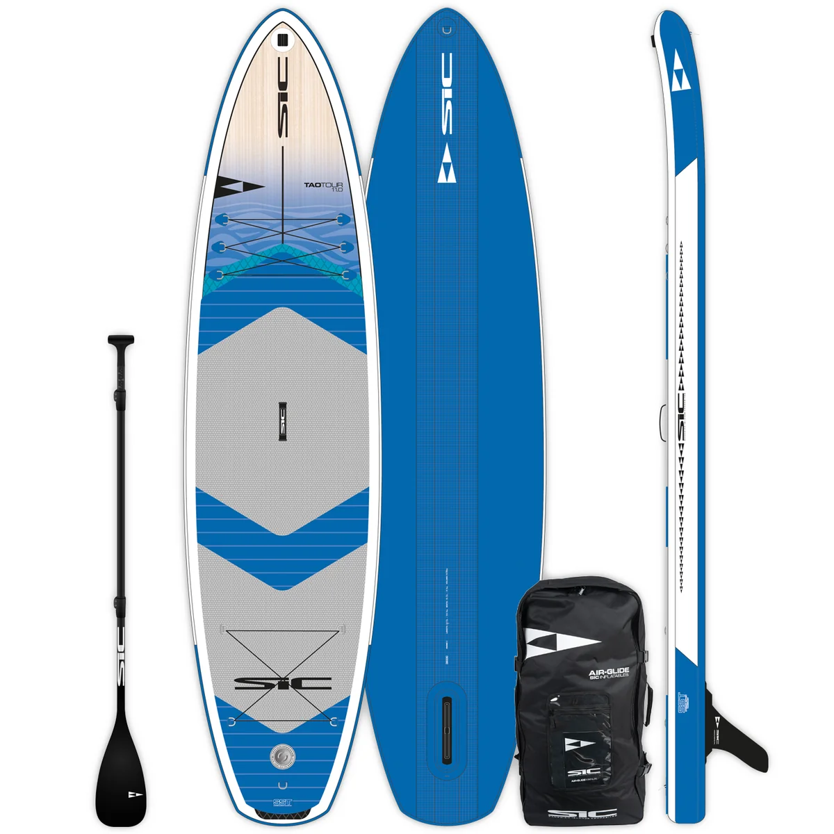 Доска SUP Надувная 23 SIC TAO AIR TOUR 11'0x32 SST PACK