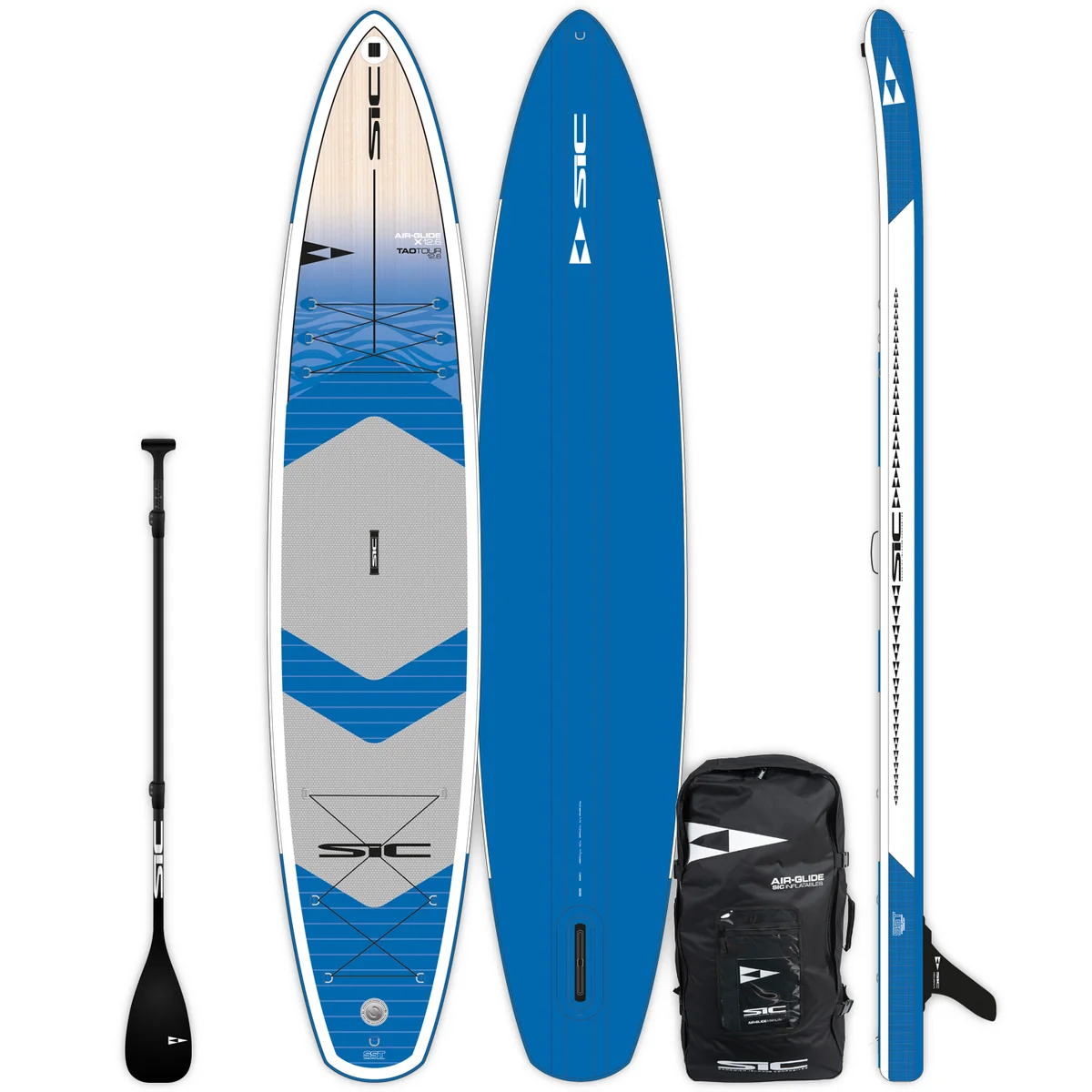 Доска SUP Надувная 23 SIC TAO AIR TOUR 12'6x30 SST PACK