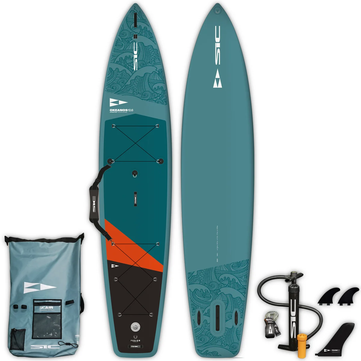Доска SUP Надувная SIC 25 OKEANOS EXPEDITION AIR 12.6 x 31.0 FST 12'6"