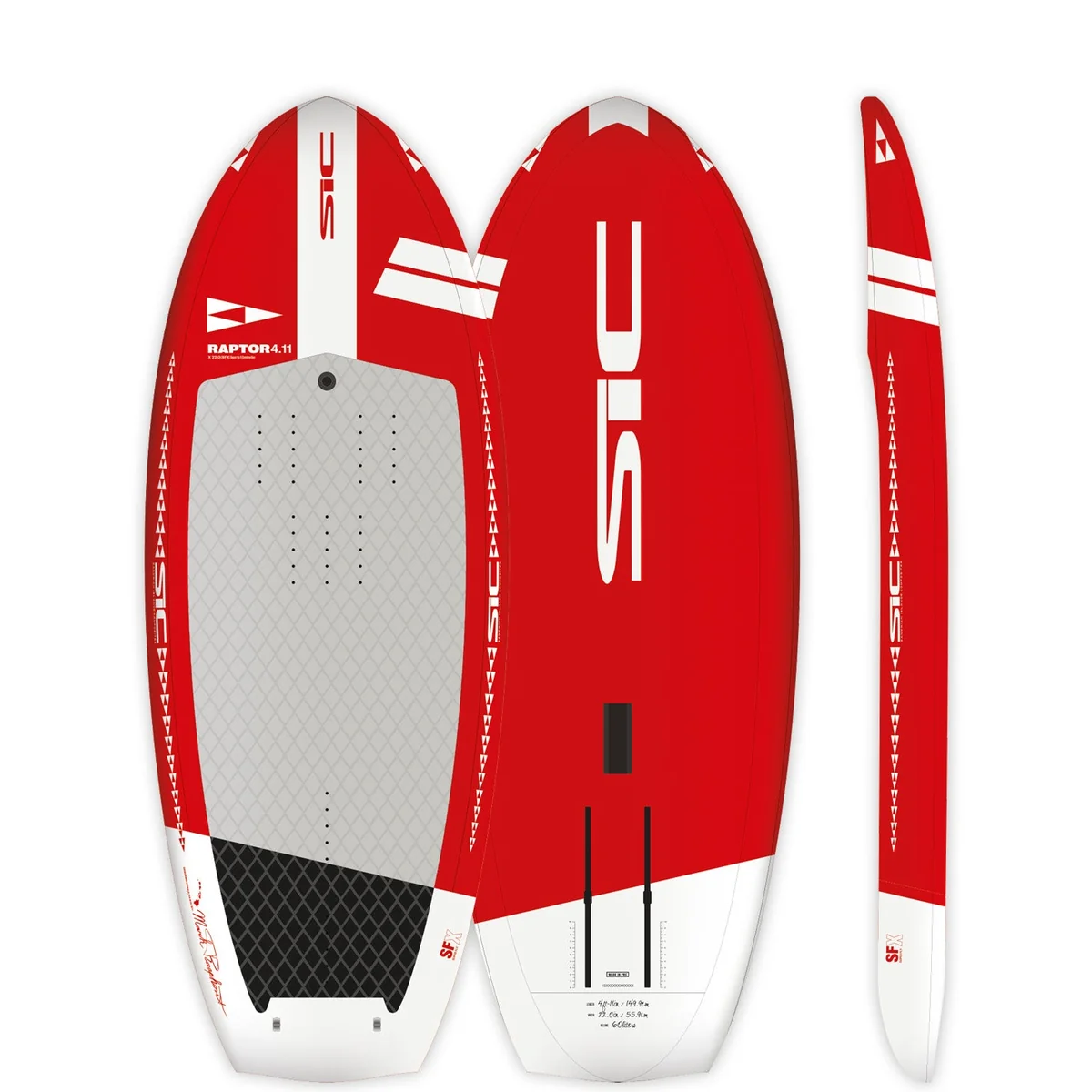 Доска Wing SIC 25 RAPTOR PRO FOIL BOARD 4'11 x 22 SFX 4'11"
