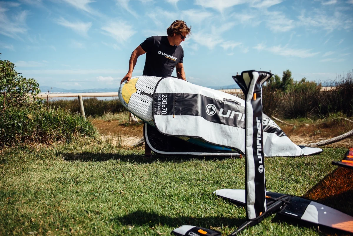 Чехол для досок WING UNIFIBER Boardbag Pro Luxury Foil 7'6 x 2'3