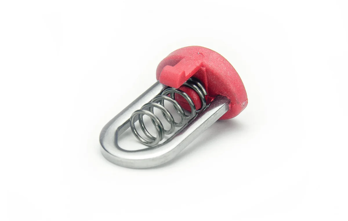 Запчасти Кнопка удлинителя Unifiber 24 Mast Extension Push-Button + Spring (Red or Black) Modified