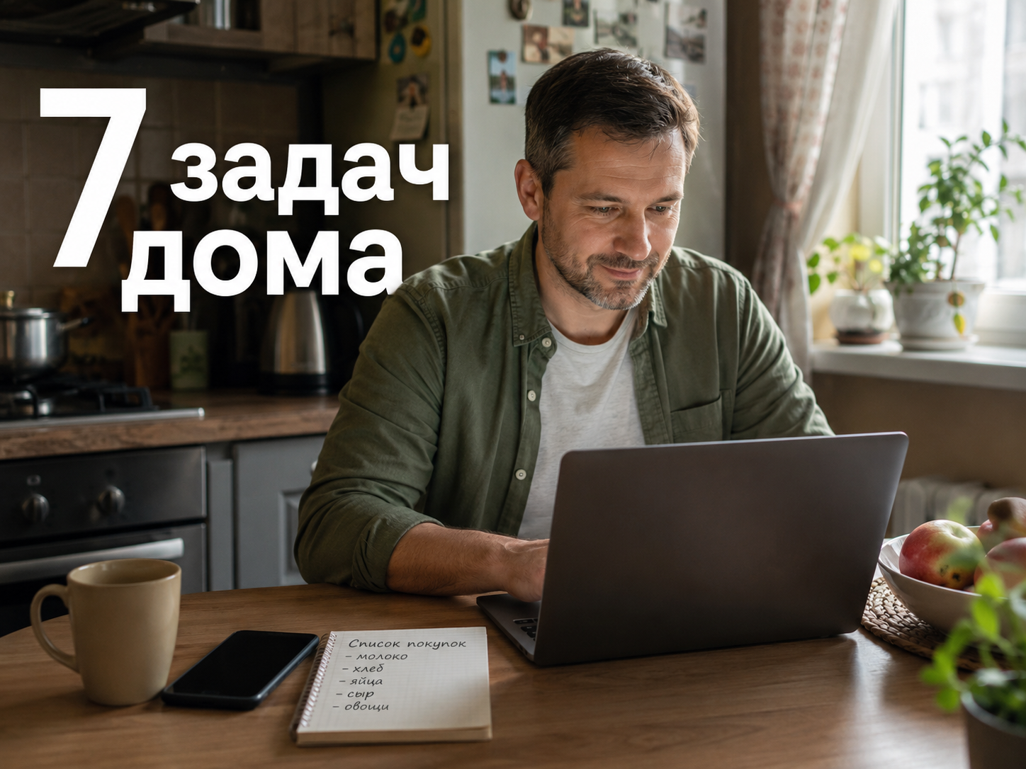 7 домашних задач, где нейросеть экономит время уже сегодня