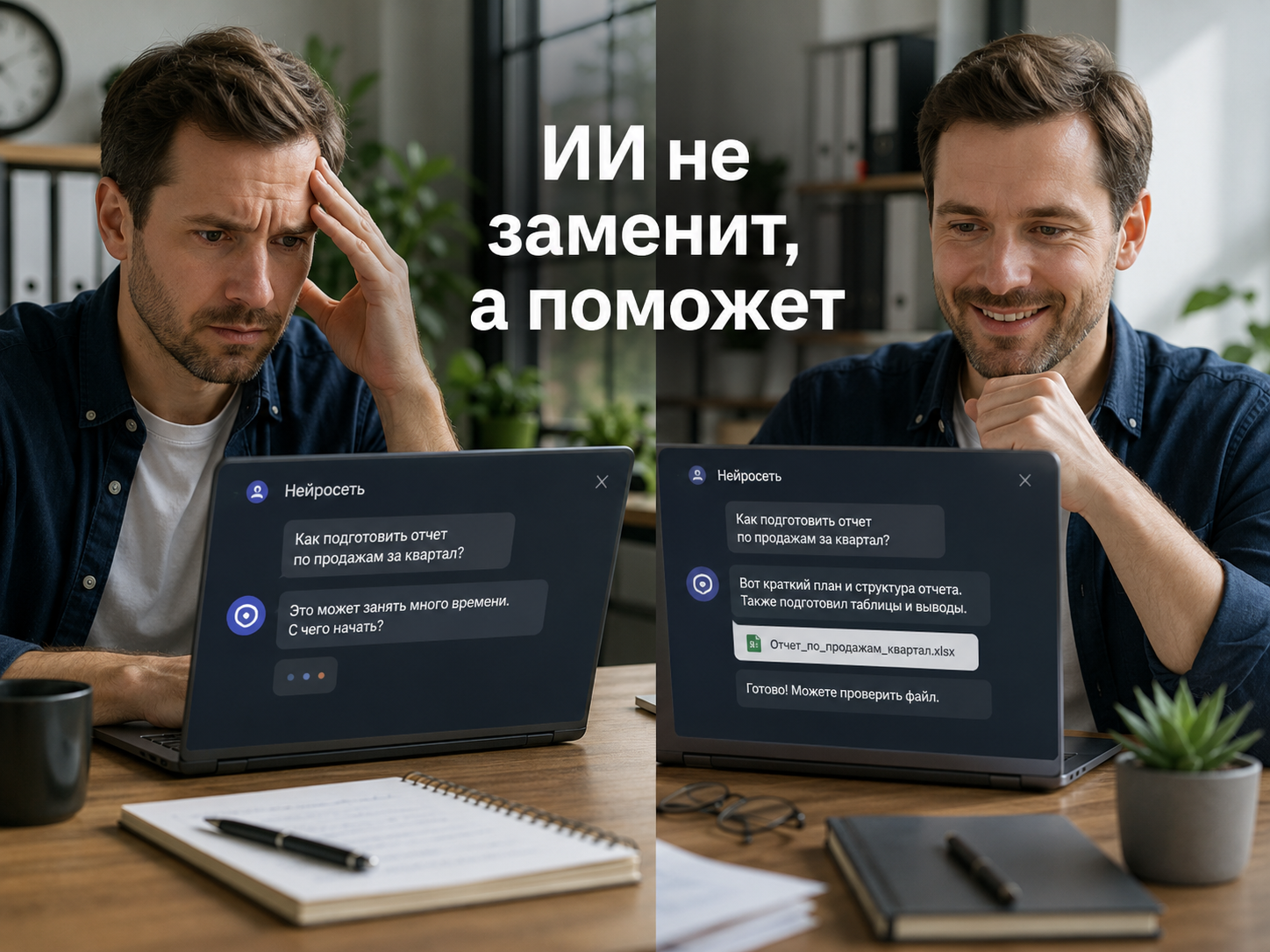 Почему ИИ не заменит вас на работе, а усилит