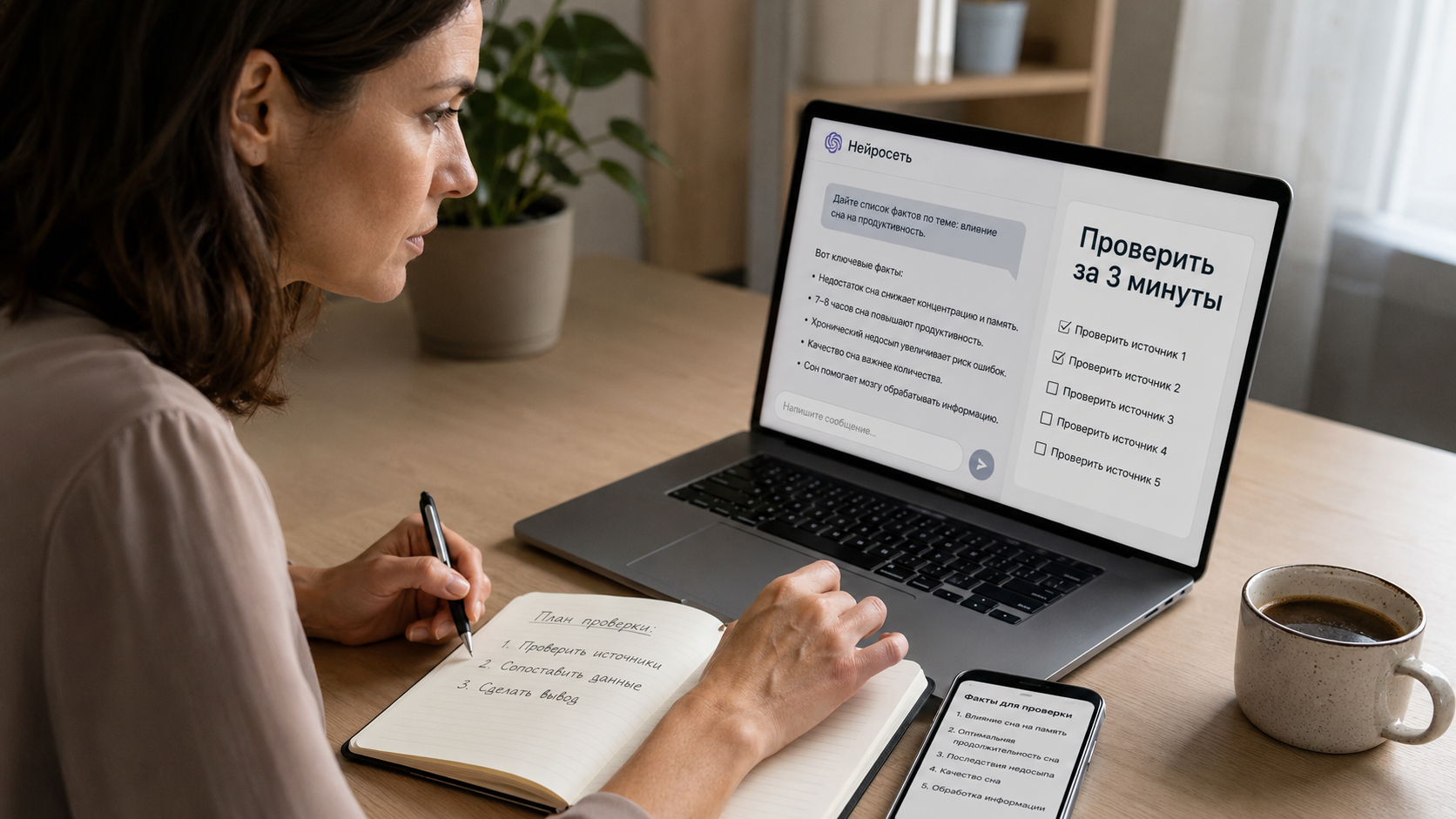 Как проверить ответ нейросети за 3 минуты: 5 шагов
