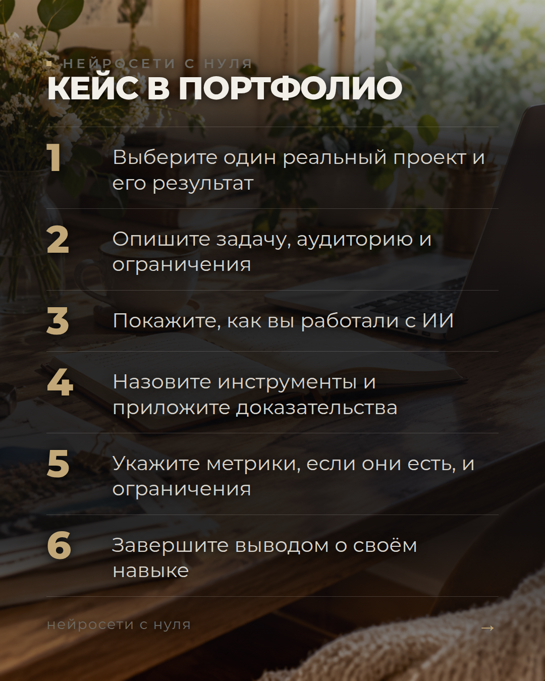 История вместо резюме