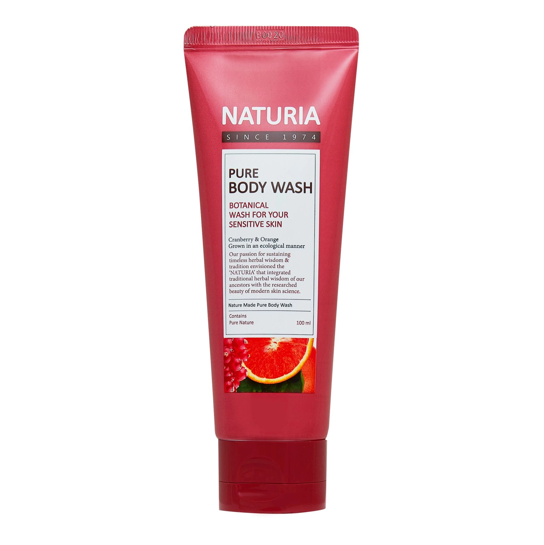 Гель для душа КЛЮКВА/АПЕЛЬСИН Pure Body Wash (Cranberry & Orange), 100 мл
