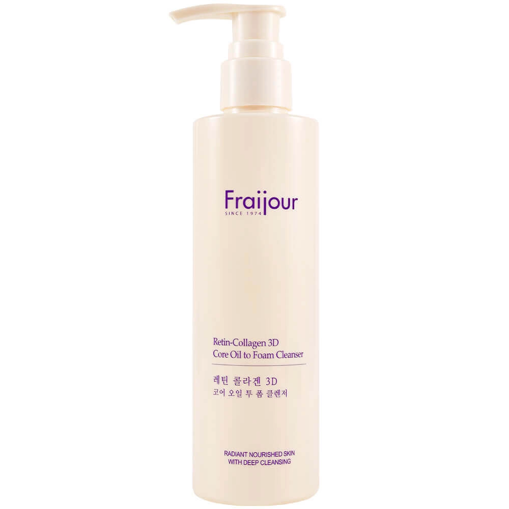 Масло-пенка гидрофильное для лица Retin-Collagen 3D Core Oil to Foam Cleanser, 210мл