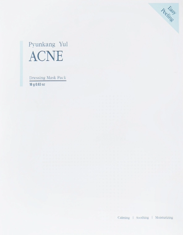 Маска тканевая для борьбы с акне Acne Dressing Mask Pack 1шт (4 пластинк