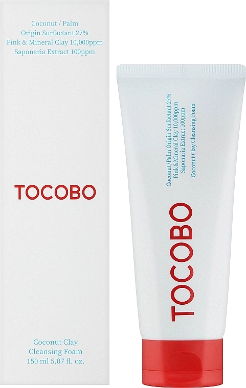 Пенка для глубокого очищения Coconut Clay Cleansing Foam, 150 мл