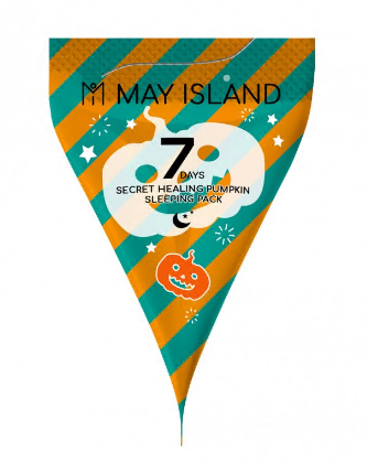 [May Island] Маска ночная с экстрактом тыквы 7 Days Secret Healing Pumpkin Sleeping Pack, 5 гр