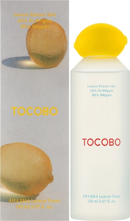 Тонер для лица ОТШЕЛУШИВАЮЩИЙ с кислотами и лимоном AHA BHA Lemon Toner, 150 мл