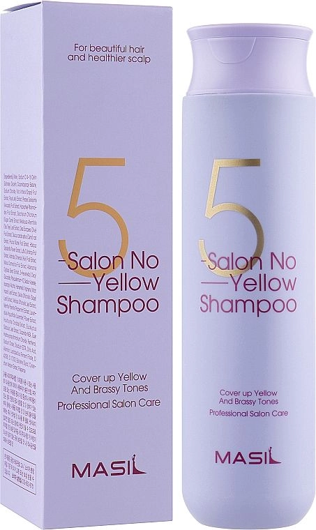 MASIL Шампунь для волос ПРОТИВ ЖЕЛТИЗНЫ 5 Salon No Yellow Shampoo, 150 мл