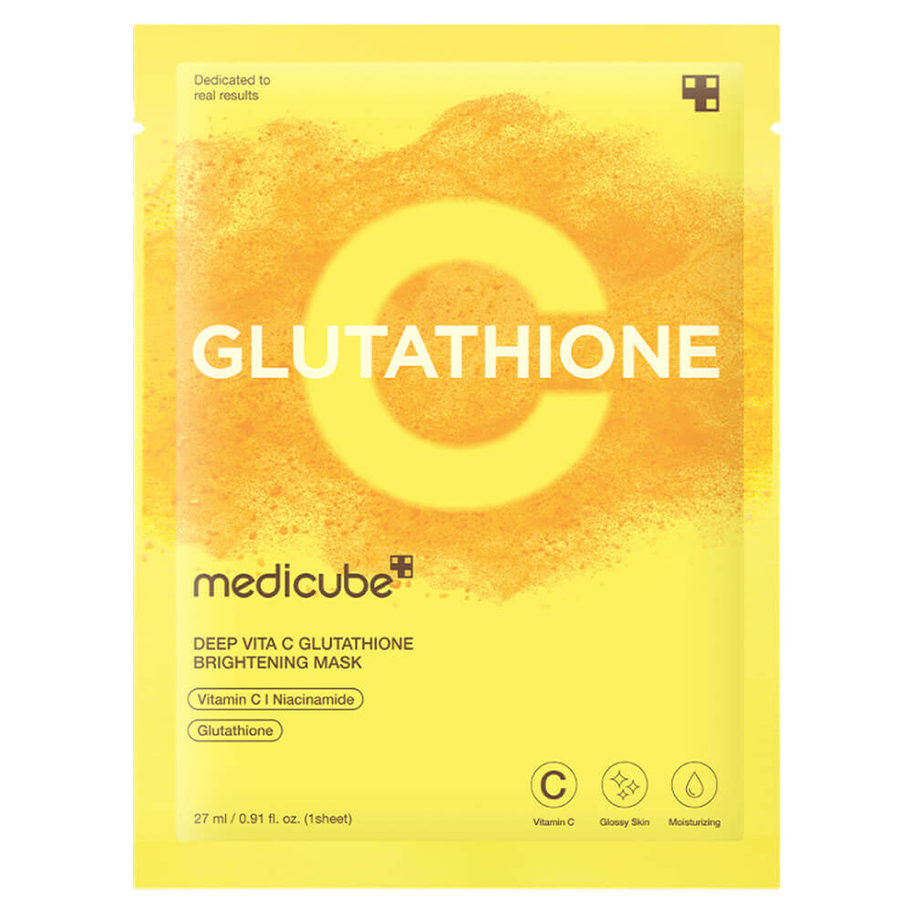 Маска тканевая для лица ОСВЕТЛЯЮЩАЯ Deep Vita C Glutathione Brightening Mask, 27 мл