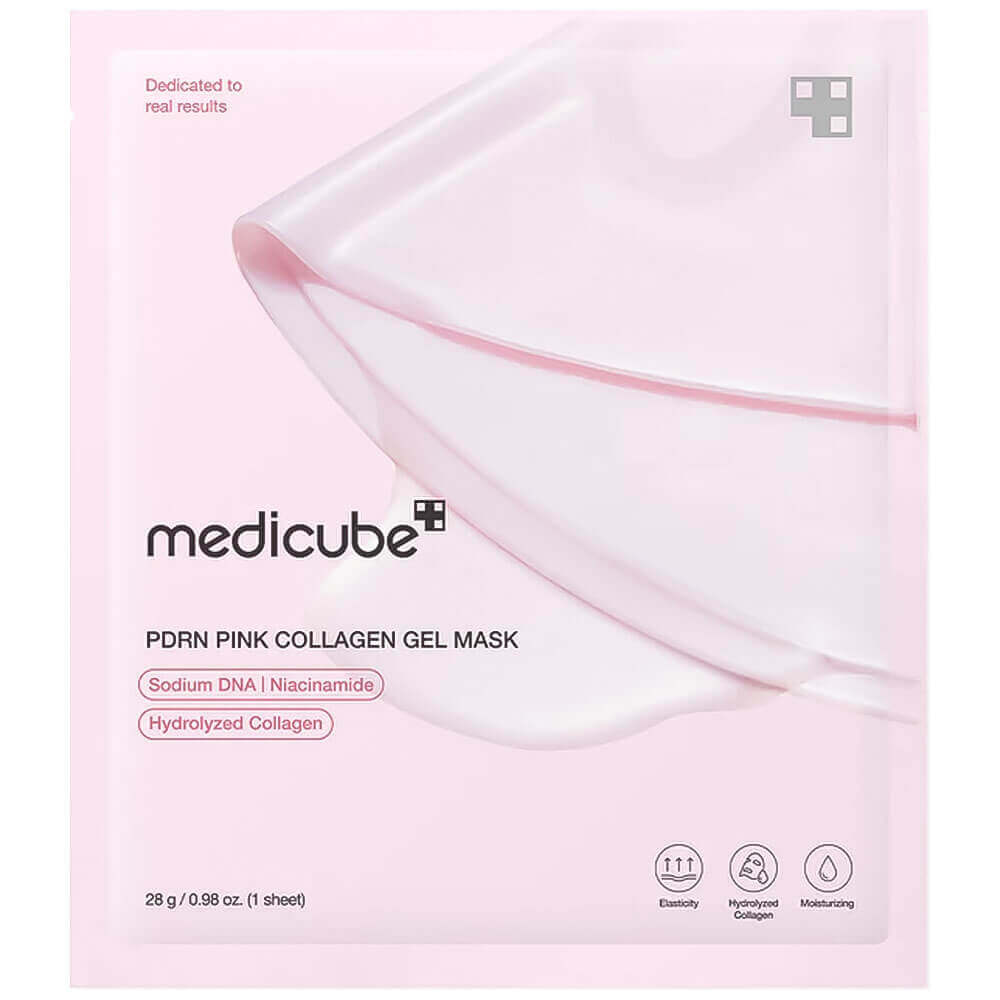 Маска гидрогелевая УКРЕПЛЯЮЩАЯ с ПДРН и коллагеном PDRN Pink Collagen Gel Mask, 28 гр