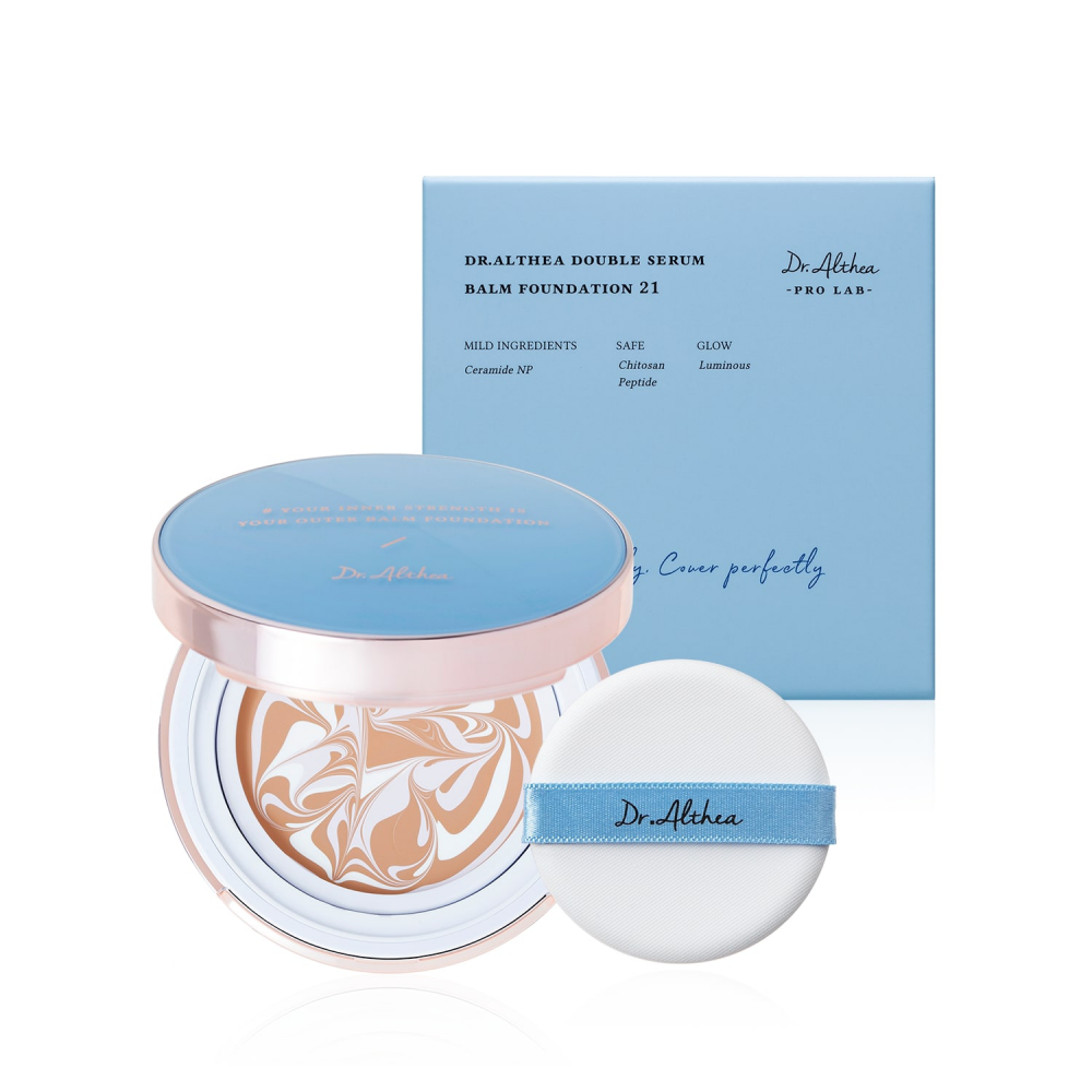 [DR.ALTHEA] Компактное тональное средство ОТТЕНОК 21 Double Serum Balm Foundation, 12гр*2 шт