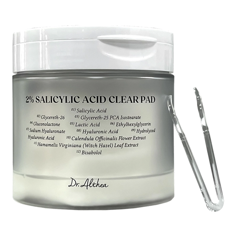 Пэды-тонер для проблемной кожи лица с 2% BHA 2% Salicylic Acid Clear Pad, 60шт