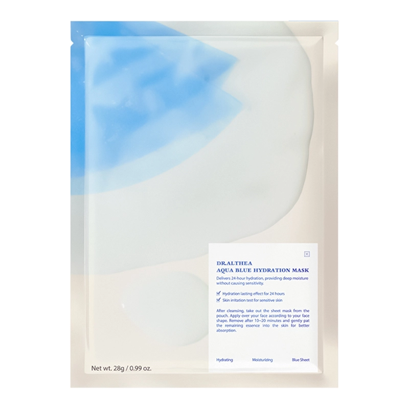 Маска тканевая для лица УВЛАЖНЯЮЩАЯ с азуленом и агавой Aqua Blue Hydration Mask, 28 гр