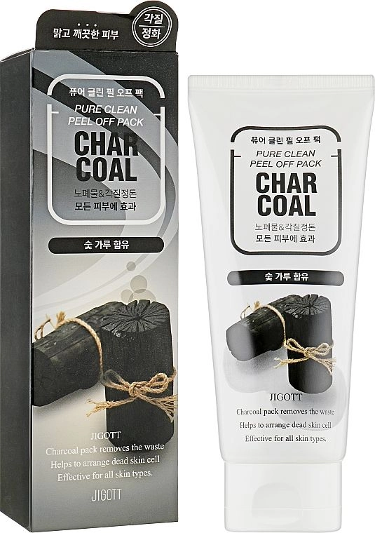 Пилинг-маска для лица УГОЛЬ CHARCOAL Pure Clean Peel Off Pack, 180 мл