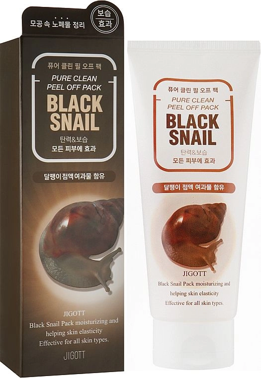 Пилинг-маска для лица МУЦИН УЛИТКИ BLACK SNAIL Pure Clean Peel Off Pack, 180 мл