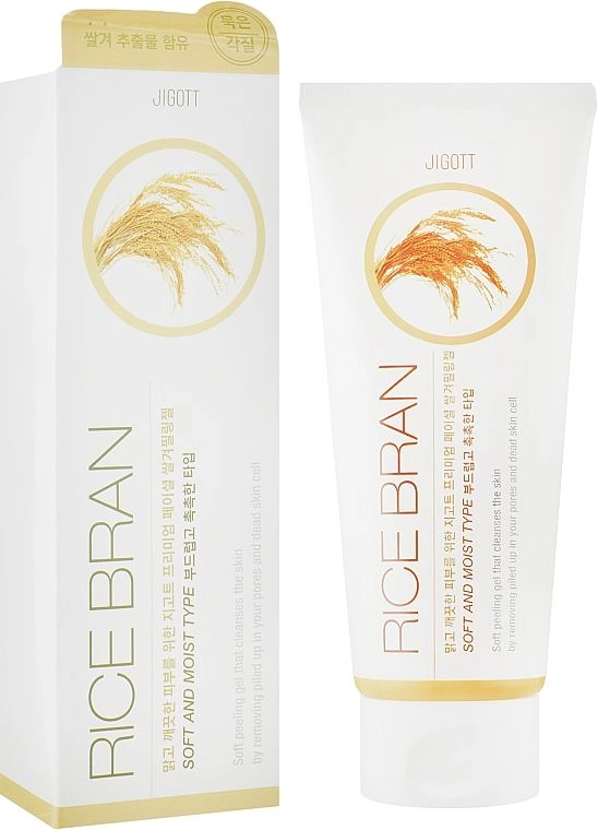 Гель-пилинг для лица ЭКСТРАКТ РИСА Premium Facial RICE BRAN Peeling Gel, 180 мл