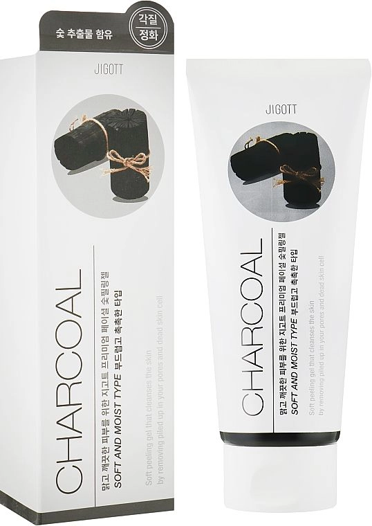 Гель-пилинг для лица УГОЛЬ Premium Facial CHARCOAL Peeling Gel, 180 мл