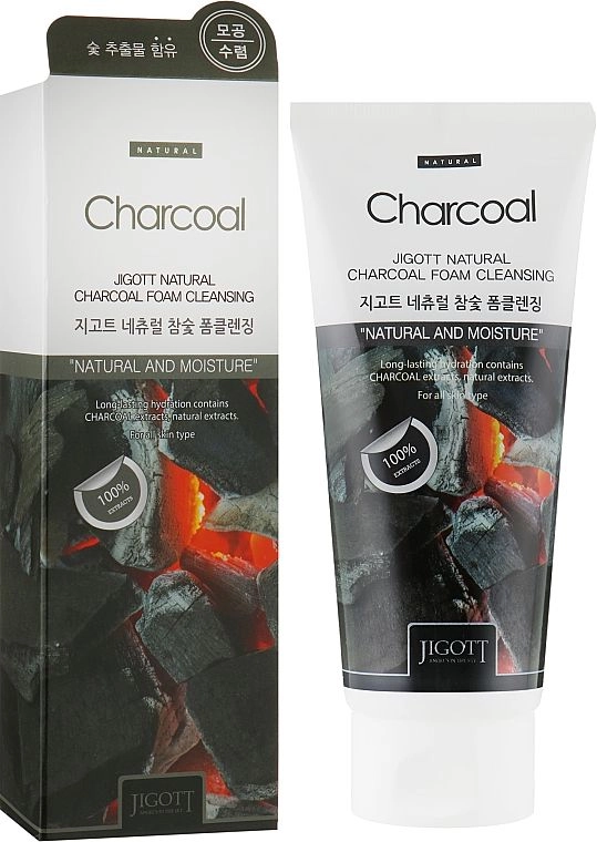 Пенка для умывания УГОЛЬ Natural CHARCOAL Foam Cleansing, 180 мл