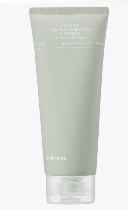 Пенка ОЧИЩАЮЩАЯ для проблемной кожи Ji Woo Gae Cica BHA Acne Foam Cleansing, 150 мл