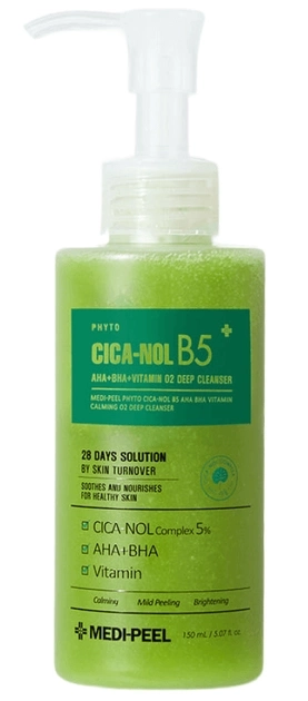 Пенка-гель ОЧИЩАЮЩАЯ Phyto Cica-Nol B5 AHABHA Vitamin Calming O2 Deep Cleanser, 150 мл