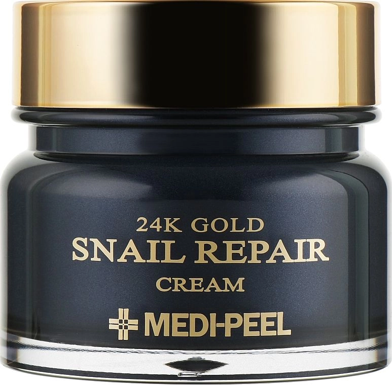 Крем для лица с золотом и муцином улитки 24k Gold Snail Repair Cream, 50 мл