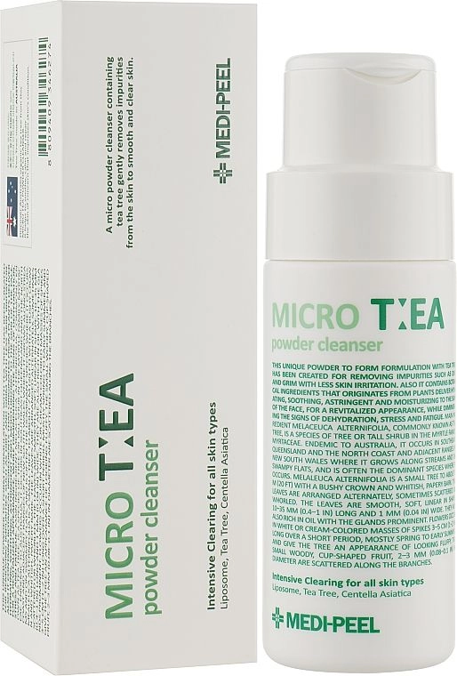 Пудра энзимная ОЧИЩАЮЩАЯ с чайным деревом Micro Tea Powder Cleanser, 70 гр