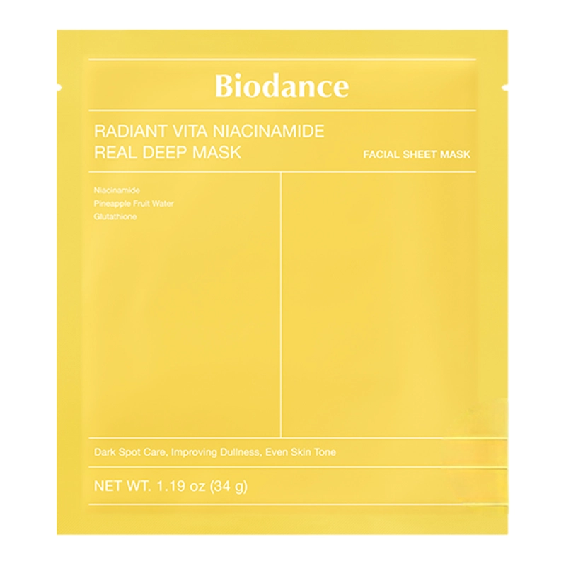 Маска гидрогелевая ОСВЕТЛЯЮЩАЯ Radiant Vita Niacinamide Real Deep Mask, 34 гр