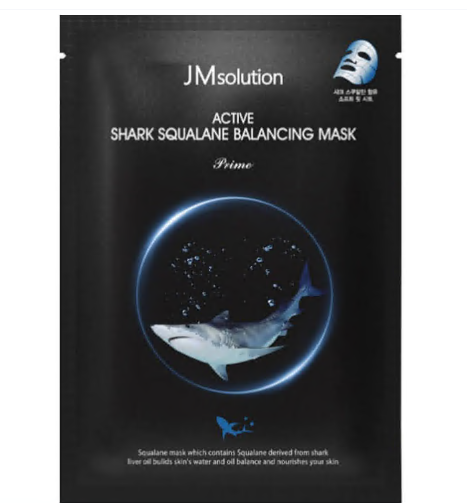 НАБОР Тканевая маска с акульим скваланом Active Shark Squalane Balancing Mas