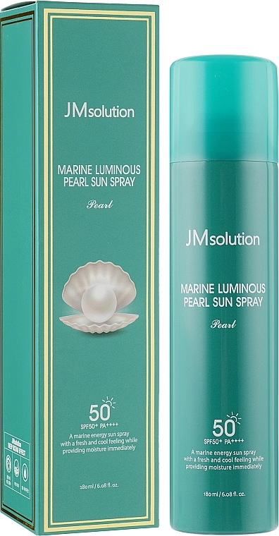 Спрей-мист для лица солнцезащитный с жемчугом Marine Luminous Pearl Sun Spray, 180 мл