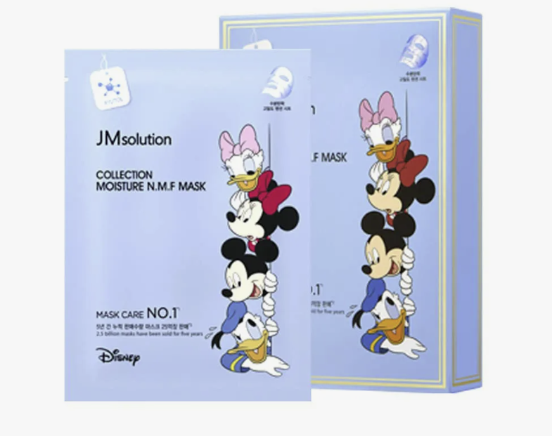 НАБОР Тканевая маска разглаживающая с пептидами Disney Collection Moisture N.M.F Mask