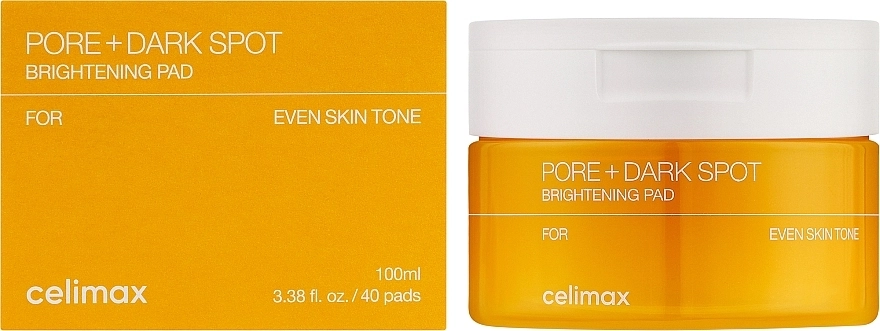 Пэды для лица ОСВЕТЛЯЮЩИЕ Pore+Dark Spot Brightening Pad 40 шт, 100 мл