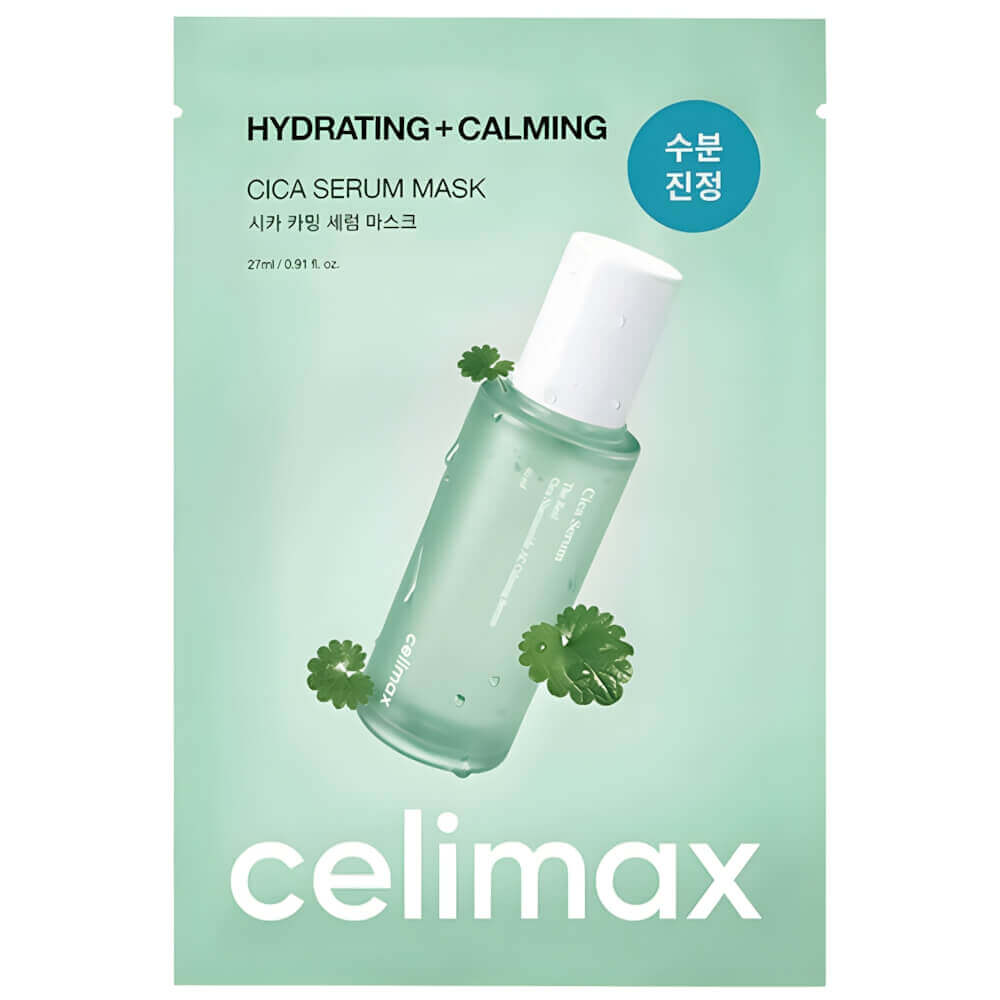 Маска тканевая УСПОКАИВАЮЩАЯ с центеллой Hydrating+Calming Cica Serum Mask, 27 мл