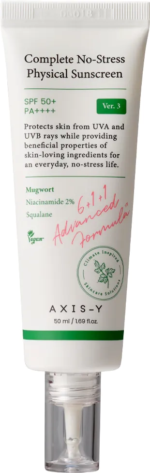 Крем солнцезащитный МИНЕРАЛЬНЫЙ Complete No-Stress Physical Sunscreen V. 3 SPF50, 50 мл